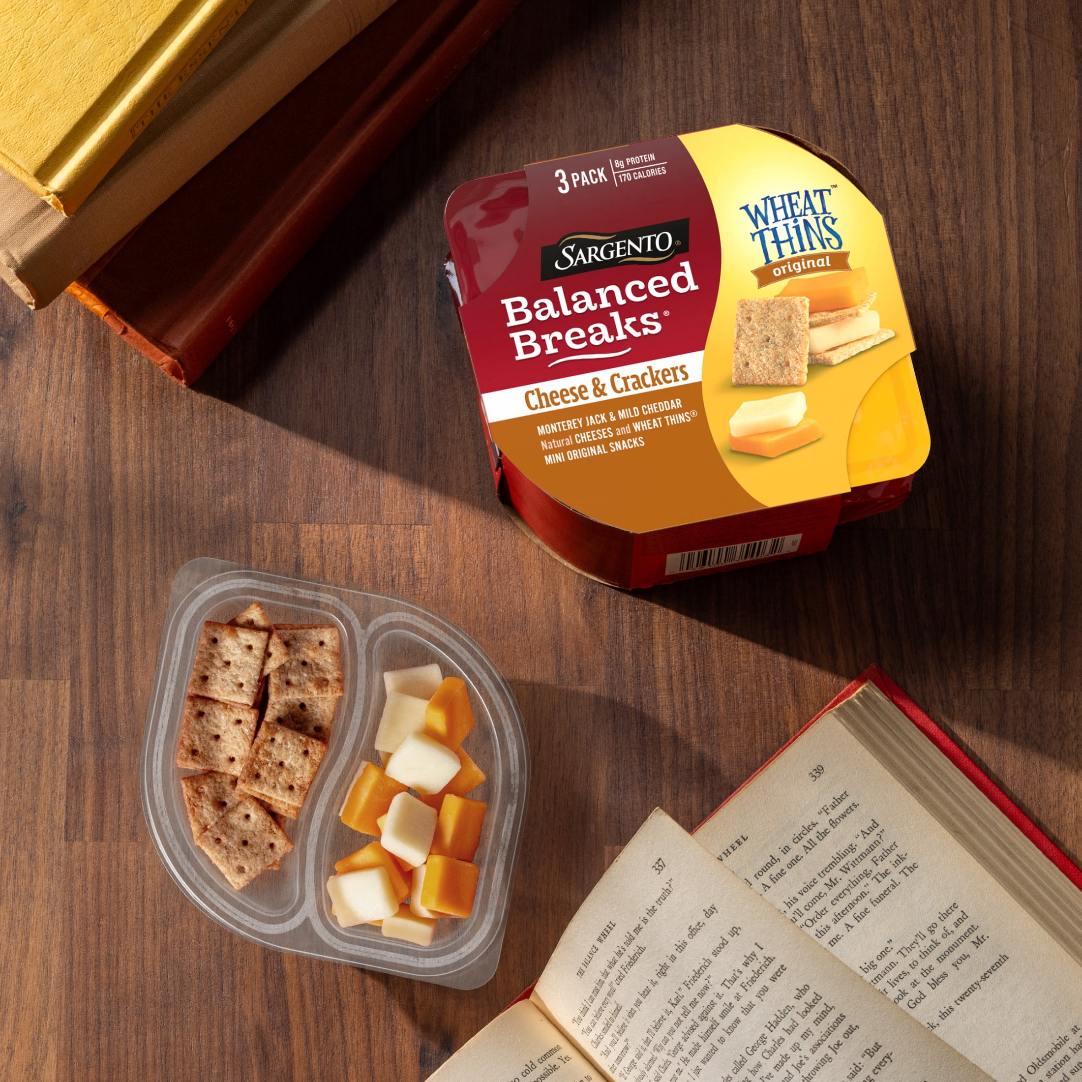Sargento® Balanced Breaks® Cheese & Crackers, Monterey Jack & Mild Cheddar & WHEAT THINS®