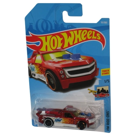 Hot Wheels HW Ride-Ons 1/5 (2017) Red Fig Rig Toy Car 111/365