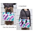 thumbnail image 6 of FORMRS 16" Laptop Bag Carrying Sleeve Case with Handle Travel Shoulder Briefcase, Purple Drawing, 6 of 8