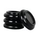 thumbnail image 3 of Juego de 4 ruedas de madera para patas de piano, protección para el suelo de pianos verticales. Negro, 3 of 9