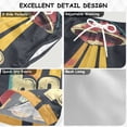 thumbnail image 2 of FORMRS Boys Swim Trunks Quick Dry Mesh Liner Boardshorts Sizes XS-XL, Red UFO, 2 of 7