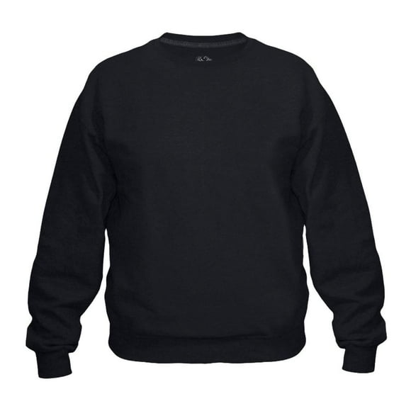 Sudadera Fruit of the Loom . Talla CH Cuello Redondo Negro
