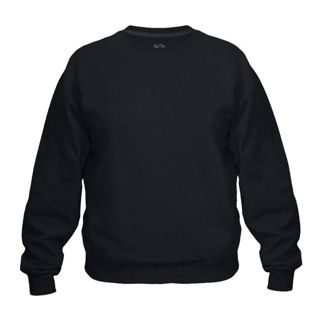 Sudadera Fruit of the Loom . Talla CH Cuello Redondo Negro