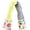 Yellow/Grey, variant on G & F Products Household Cleaning Gloves, Latex-Free, Waterproof, Long Cuff, Non-Slip Grip, Reusable, Small Size, 4 Pairs