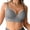 Gray, variant on AHTJRT Women's Seamless Bras V Neck Soft Comfortable Underwire Full Coverage Bras Everydaywear Bras BCD Cup Black 80C