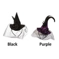 thumbnail image 4 of Guardoinrt Ladies' Halloween Witch Halloween Party Hat, Versatile, Soft Comfortable Essentials: Witch's Hat, Breathable, Suitable For Parties, Role-Playing, 4 of 6