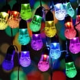 thumbnail image 1 of Cadena Led Solares 30Led Bubble Globe Luces Solares Cadena Impermeable Luces De Hadas Iluminación De Bola De Cristal Para Jardín Patio Banquete De Boda Eigraketly HA045574-02, 1 of 5