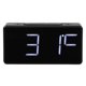 thumbnail image 1 of Reloj despertador digital LED con puerto USB Snooze Table Reloj electrónico (Negro) Likrtyny  Para estrenar, 1 of 9