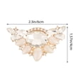 thumbnail image 3 of KAKOWELY 1 par de clips para zapatos de boda, con diamantes de imitación y adornos para zapatos de novia., 3 of 4
