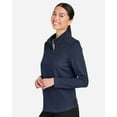 thumbnail image 2 of North End NE412W Women's Express Tech Performance Pique Quarter-Zip Pullover-Classic Navy-XL, 2 of 6