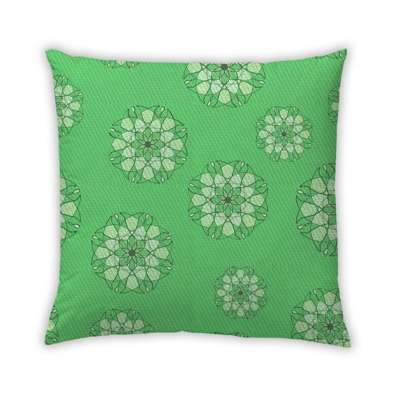 Ahgly Company Outdoor Square Contemporary Throw Pillow, 18 inch by 18 inch
