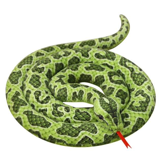 Large Stuffed Animal Snake Giant Snake Plush Realistic Stuffed Snake ...