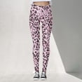 thumbnail image 2 of xfsWaSs Leggings for Women Soft High Waist Yoga Pants Fashion Printed Workout Leggings Comfort Stretchy Running Pants Versatile Trousers, 2 of 5