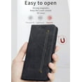 thumbnail image 4 of for Samsung Galaxy S22 Denim Fabric Leather Phone Case, Classic Jeans Style Folio Flip Ultra Thin Slim Magnetic Cover, Multi Hidden Credit Card Holder Cash Slot, Stand Support, 4 of 8