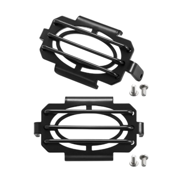 2 cubiertas para antiniebla de motocicleta, protectores de antiniebla de motocicleta, resistentes al óxido, fáciles de instalar, cubiertas
