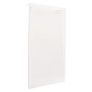 Flush Mount Acrylic Sign Holder for Slatwall or Wire Grid - 8 1/2"W x 11”H - Set of 2