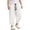 p261White93, variant on MEZZALL Boys Washed Crinkle Jogger Pants Loose Fit Casual Trousers For Kids Breathable Soft Elastic Waistband Streetwear, 110/3-4Y