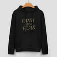 thumbnail image 5 of KuphiL10C Faith Over Fear Hoodies for Men Women, Men's Graphic Pullover Hoodie, Funny Sweatshirt with Long Sleeves, Sizes S-5XL, Black, 5 of 5