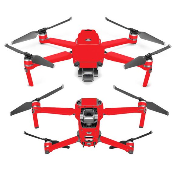 MightySkins DJMAVPR18-Solid Red Skin for DJI Mavic 2 Pro or Zoom - Solid Red