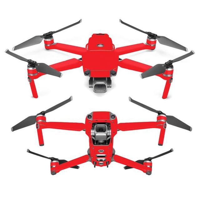 MightySkins DJMAVPR18-Solid Red Peau pour DJI Mavic 2 Pro Ou Zoom - Rouge Uni
