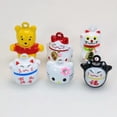 thumbnail image 3 of U8MO 10 Jingle Bells Charms Dog Cat Pet Pendants Brass Base ornament Style For Choice-Snowman 23X18mm, 3 of 8