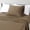 Brown, variant on 4 Piece Cotton Jersey Bed Sheet Set Soft Comfortable Flat Fitted Sheets Pillowcase Queen White Solid