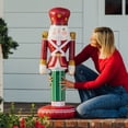thumbnail image 4 of Funboy Classic 3.5-Foot Inflatable Nutcracker – Indoor/Outdoor Christmas Decoration, 4 of 11
