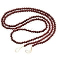 thumbnail image 3 of 2x Christmas Wooden Beads Garland Home Fireplace Decor Dark 274cm Red 274cm Macarena guirnalda de cuentas de madera, 3 of 8