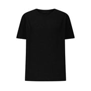 Lenago Women's Plus Size Floral Printed Short Sleeve V-Neck T-Shirt Pleated Casual Flowy Tunic Blouse Tops