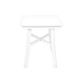 thumbnail image 3 of Dining Table, 48" Rectangular, Small, Kitchen, Dining Room, White Veneer, Wood Legs, Transitional, 3 of 4