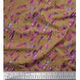 thumbnail image 1 of Soimoi Tissu Georgette Viscose Coup de Pinceau Abstrait Imprimé 1 Yard 42 Pouces de Large, 1 of 3