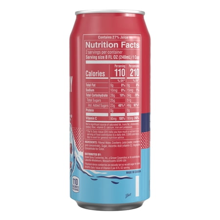 OCEAN SPRAY® CRAN JUICE COCKTAIL 16OZ CAN