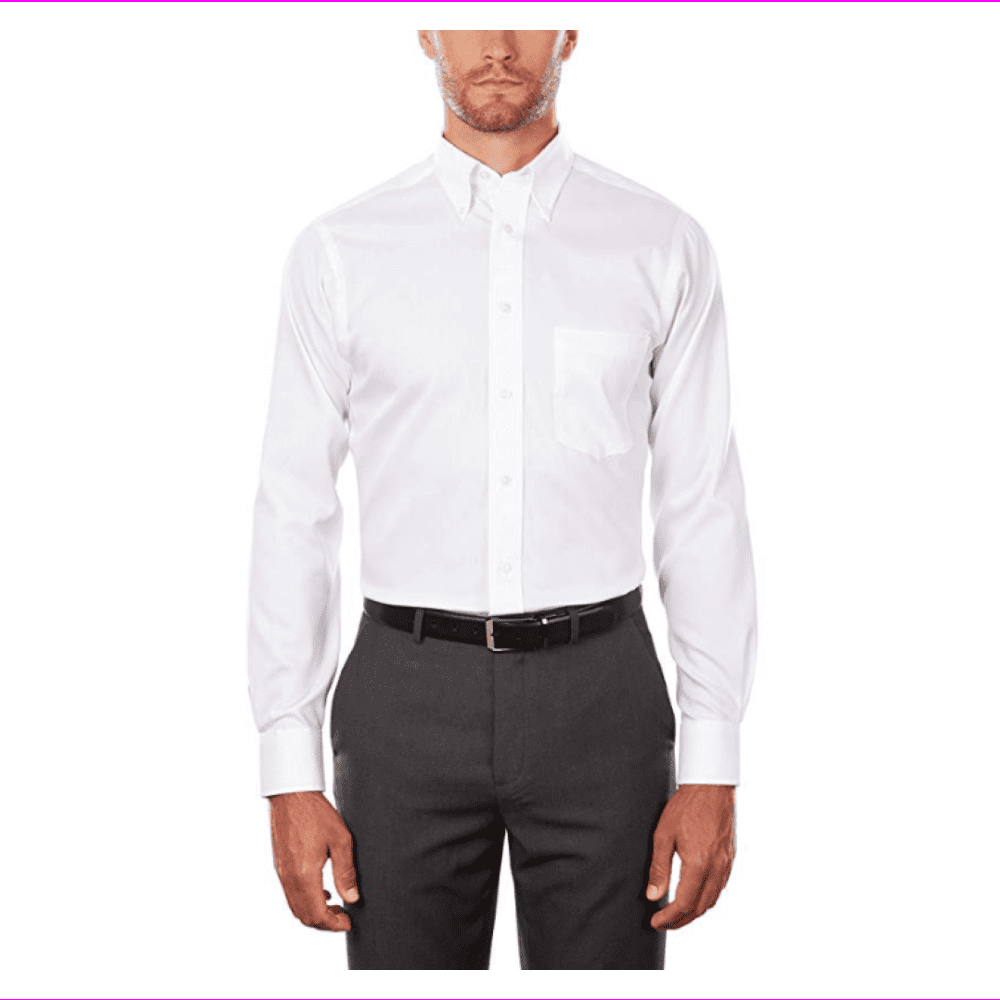 men's tall white dress shirts