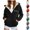 Black, variant on Nmnitkp Fall Jackets No Pilling,No Fade Women's Fleece Zip Up Hoodie Warm and Cozy Sherpa Lined Sweatshirt Winter Hoodie Jackets for Women with Pockets Black,L