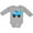 AC-Heather Grey, variant on Inktastic Easter Egg Truck Boys Boys Long Sleeve Baby Bodysuit