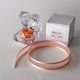 thumbnail image 2 of Mini rosa preservada Mina’an-flor eterna en cajita de regalo color Peach, 2 of 4