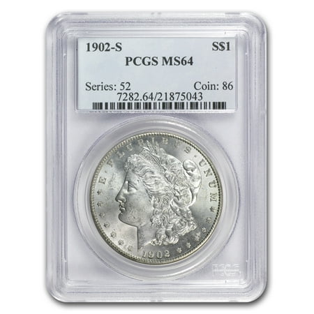 1902-S Morgan Dollar MS-64 PCGS