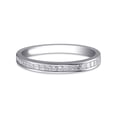 thumbnail image 2 of Affordable Half Carat Princess cut diamond wedding band Ring, 2 of 4