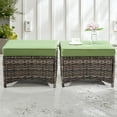 thumbnail image 2 of Meetleisure 2 Piece Outdoor Ottomans with Cushions,Grey, 2 of 7