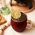 thumbnail image 5 of Twine Moscow Mule Mug for Cocktail Drinks, Dinner Party, Home Bar, 16oz Red, 5 of 6