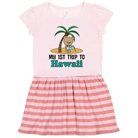 

Inktastic 1st Trip to Hawaii Vacation Gift Toddler Girl Dress