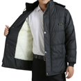 thumbnail image 1 of Winter Men's Hooded Thickened Jacket Outdoor Padded Warm Windproof Cold Weather Coat for Snow Sports, 1 of 9