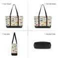 thumbnail image 6 of FORMRS Canvas Laptop Tote Bag for Women with 15.6" Computer Compartments Shoulder Handbag, Birds and Teapots, 6 of 7