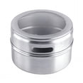 thumbnail image 2 of ACDANC Stainless Steel Magnetic Spice Pot Jar Dustproof Visible Seasoning Box Can, 2 of 7