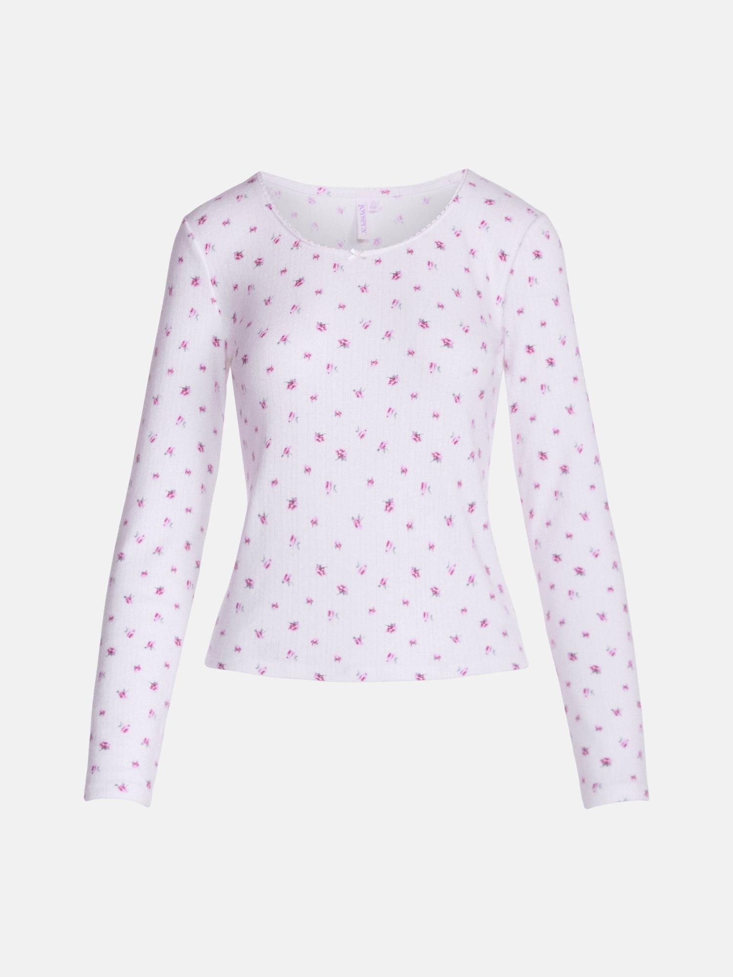 Joyspun Women’s Pointelle Sleep Top Sizes XS-2X
