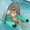 Green, variant on IVY&LANE Adult Inflatable Pool Floats,U-shaped pool float with 2 Large Drink Holders,Inflatable Lounger Float for Pool,Lake,Ocean,Blue