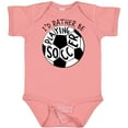 thumbnail image 3 of Inktastic Id Rather Be Playing Soccer Boys or Girls Baby Bodysuit, 3 of 5