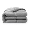 thumbnail image 6 of Peace Nest All Season Premium Feather Fiber and Microfiber Comforter with 360TC Ultra Soft Fabric, Dark Grey, Full/Queen, 6 of 6