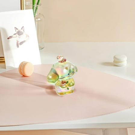 FRCOLOR  Mini Resin Figures Dog Animal Figurines Miniature Puppy Decor Child Girl Yellow