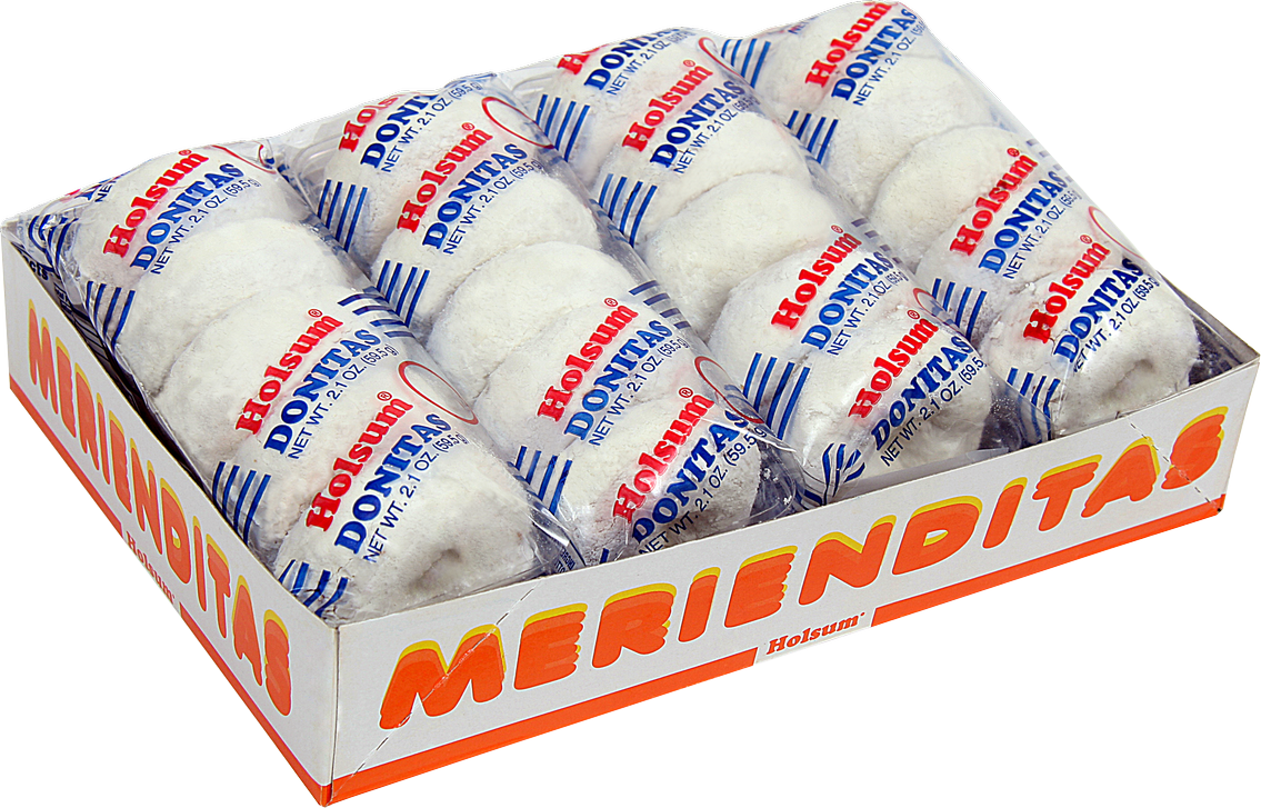 Holsum Mini Powdered Donuts, 4pack of 2.1oz each